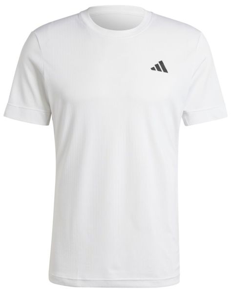 Herren Tennis-T-Shirt Adidas Freelift - Weiß