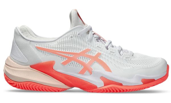 Women’s shoes Asics Court FF 3 Clay - white/sun coral
