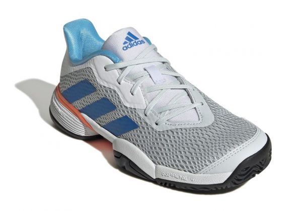 Teniso batai jaunimui Adidas Barricade K - blue tint/blue rush/cloud white