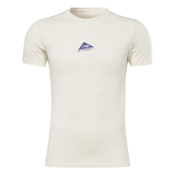 Herren Tennis-T-Shirt Reebok Les Mills Myoknit Tee - classic white