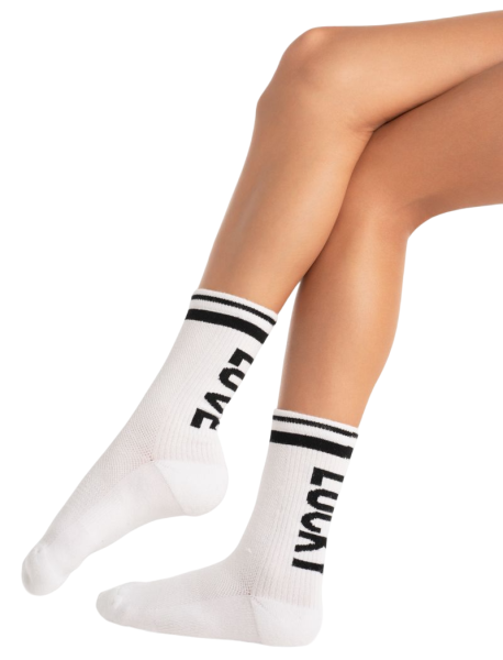 Chaussettes de tennis Lucky in Love Core Crew 2P - Blanc