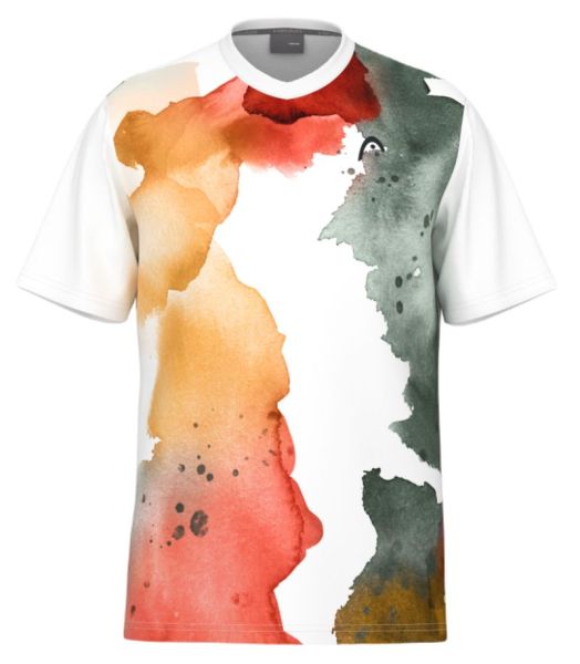 Chlapčenské tričká Head Boys Vision Topspin T-Shirt - print vision/orange alert