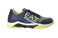 Męskie buty tenisowe EA7 Unisex Woven Sneaker - night sky/sharp green
