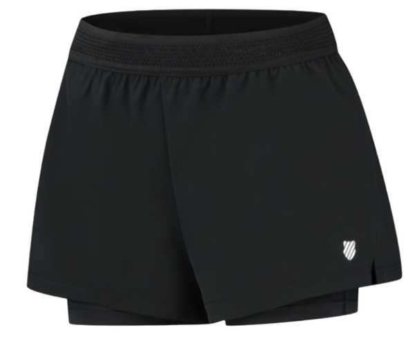 Shorts de tenis para mujer K-Swiss Tac Hypercourt Short 5 - black