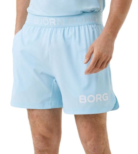 Pantaloncini da tennis da uomo Björn Borg Short Shorts - crystal blue