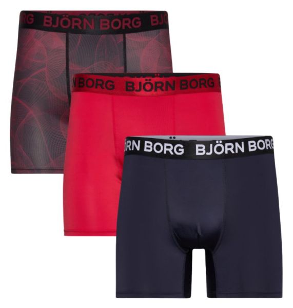 Meeste Bokserid Björn Borg Performance Sports 3P - Mitmevärviline