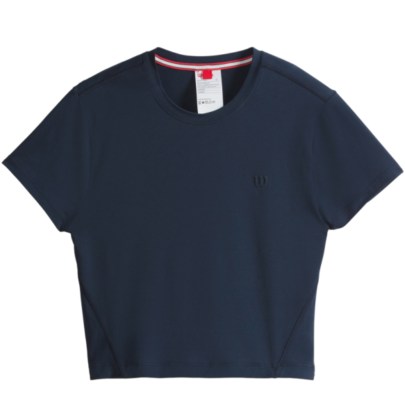 Dámske tričká Wilson T-Shirt Match Point Lite - classic navy