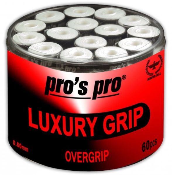 Pealisgripid Pro's Pro Luxury Grip (60P) - Valge