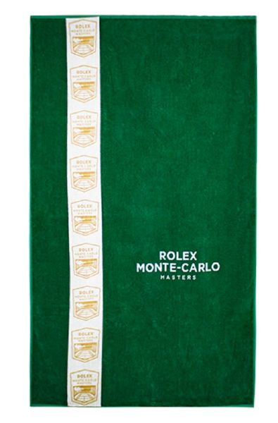 Serviette de tennis Monte-Carlo Rolex Masters Jacquard Towel - green