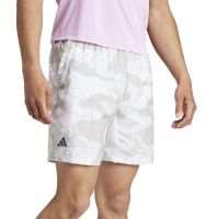 Muške kratke hlače Adidas Club Graphic Short - white/grey Muške kratke hlače Adidas Club Graphic Short - white/grey