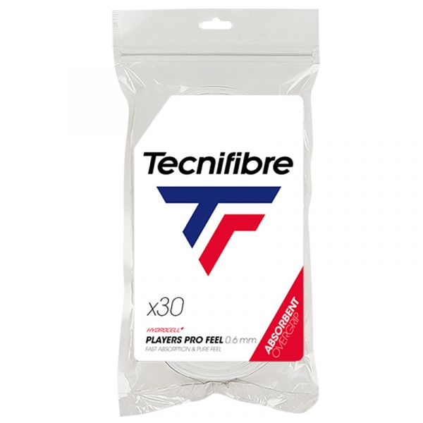 Griffbänder Tecnifibre Players Pro Feel 30P - white