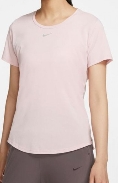  Nike One Luxe Dri-Fit SS Standard Top W - pink glaze/reflective silver