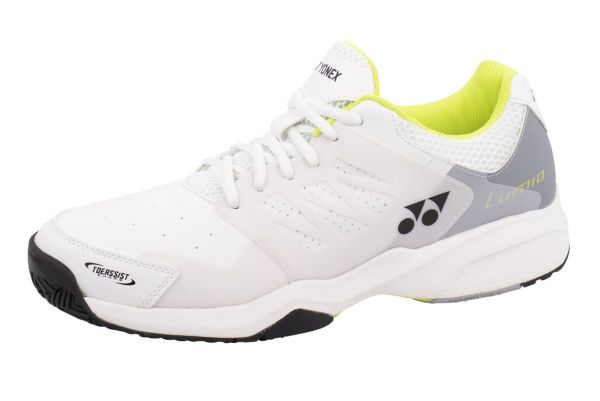 Chaussures de tennis pour hommes Yonex Power Cushion SHT Lumio 3 - white/lime