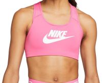 Stanik Nike Medium-Support Graphic Sports Bra - pinksicle/white/white