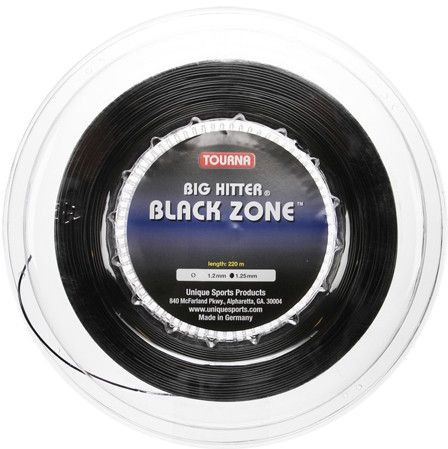 Tennis String Tourna Big Hitter Black Zone (220 m) - black