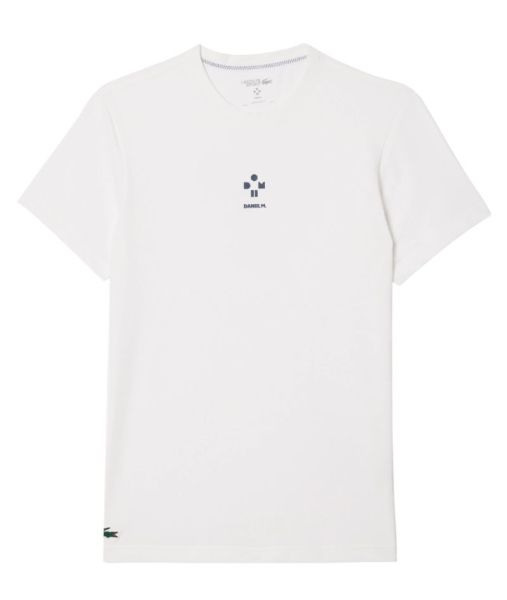 Men's T-shirt Lacoste Tennis x Daniil Medvedev Ultra Dry - White