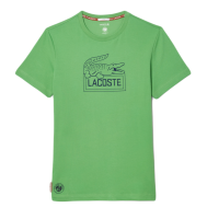 T-shirt da uomo Lacoste Ultra-Dry Sport Roland Garros Edition Tennis T-Shirt - green