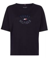 Tricouri dame Tommy Hilfiger Relaxed Graphic Tee - desert sky