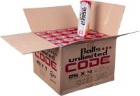 Scatola di palline da tennis Balls Unlimited Code Red 25 x 4B