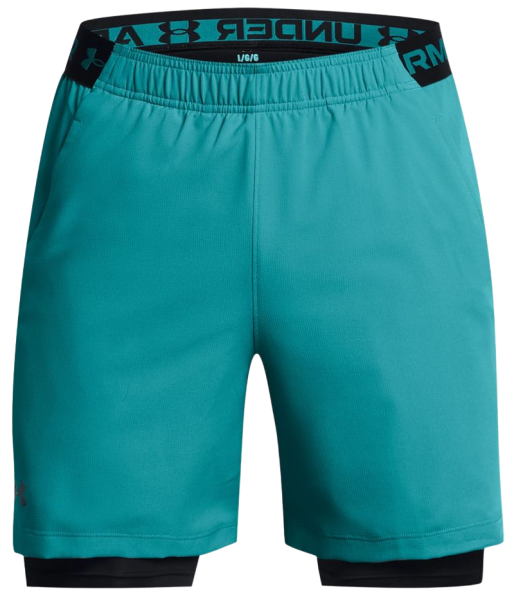 Men's shorts Under Armour Vanish Woven 2-in-1 Shorts - circuit teal/black