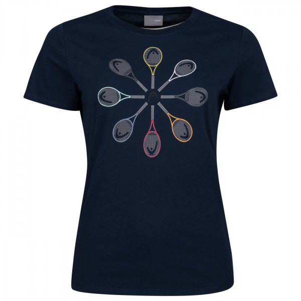 Marškinėliai mergaitėms Head Racquet T-Shirt G - dark blue