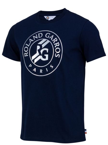Herren Tennis-T-Shirt Roland Garros Big Logo 2024 T-Shirt - Blau