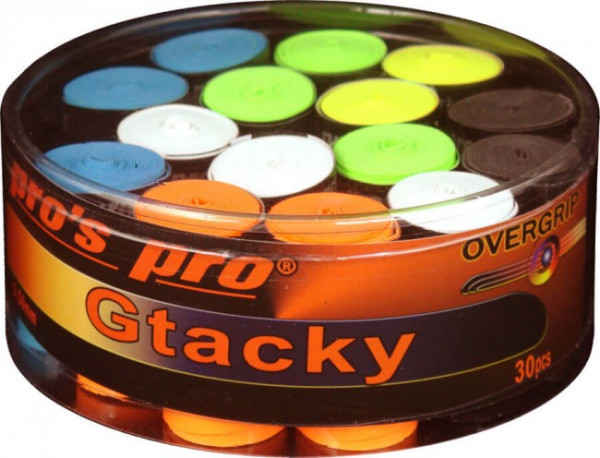 Owijki tenisowe Pro's Pro G Tacky 30P - color