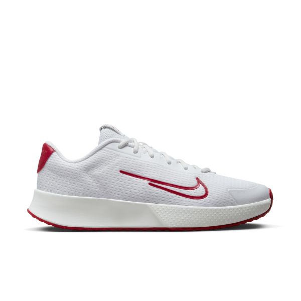 Zapatillas de tenis para hombre Nike Vapor Lite 2 - white/noble red/ember glow