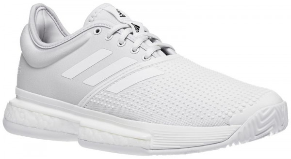  Adidas SoleCourt Boost W Primeblu - white/white/core black