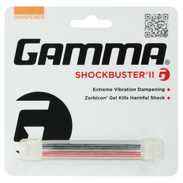 Tenisa vibrastopi Gamma Shockbuster II 1P - red/black