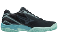 Vīriešiem tenisa apavi Mizuno Break Shot 4 CC - collegiate blue/soleil/tanager turquoise Vīriešiem tenisa apavi Mizuno Break Shot 4 CC - collegiate blue/soleil/tanager turquoise