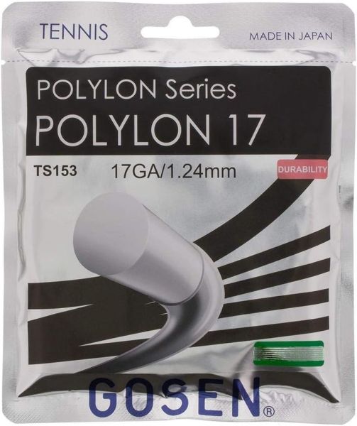 Tennisekeeled Gosen Polylon (12.2 m) - Loomulik