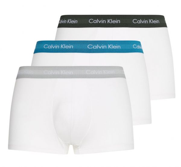  Calvin Klein Low Rise Trunk 3P - grey element/grey tapestry teal