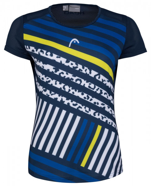 Naiste T-särk Head Sammy T-shirt W - dark blue/print vision