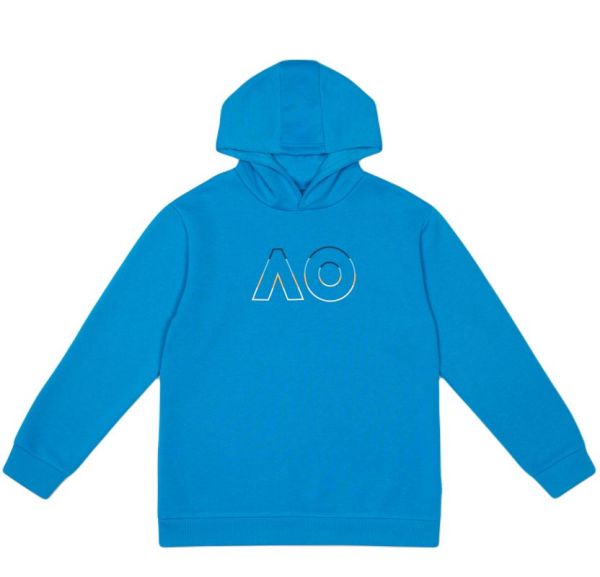 Boys' jumper Australian Open Logo Hoodie - Blue