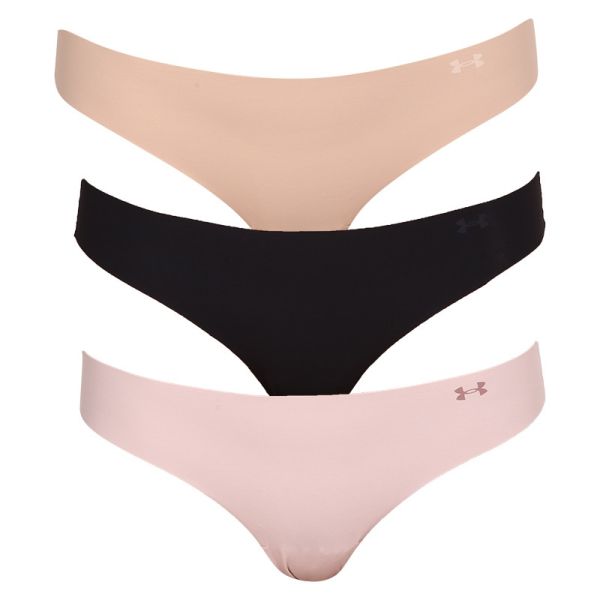Culottes Under Armour PS Thong 3 Pack - beige/white