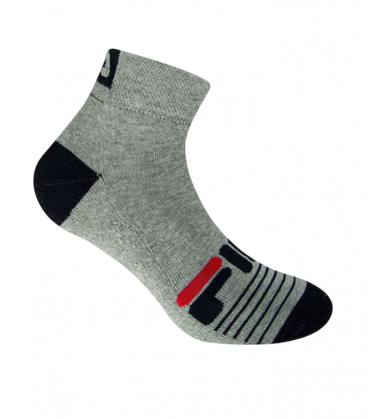 Tennissocken Fila Fitness Quarter Socks 3P - grey