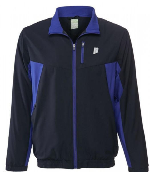 Herren Tennissweatshirt Prince Full Zip Warm-Up Jacket - navy