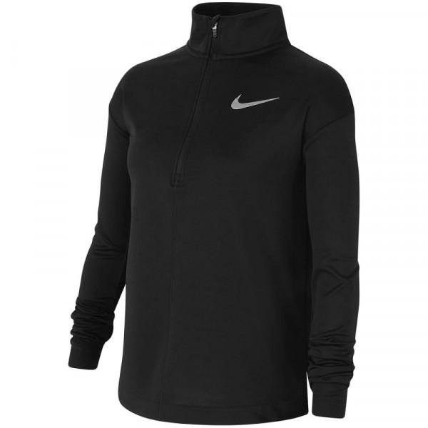  Nike Run Long Sleeve Half Zip Top - black