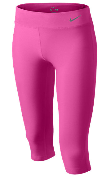  Nike YA Legend Tight Capri - pink pow/cool grey/black