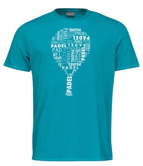 T-shirt pour hommes Head Padel Typo T-Shirt Men - petrol