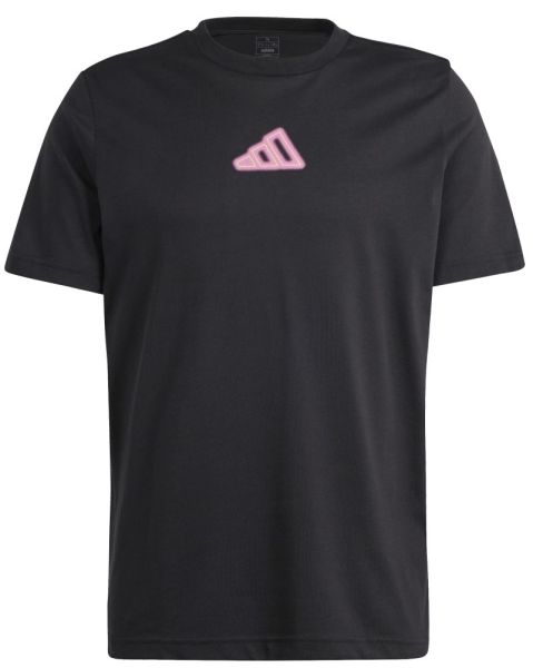 Herren Tennis-T-Shirt Adidas Graphic Play Tennis T-Shirt - black