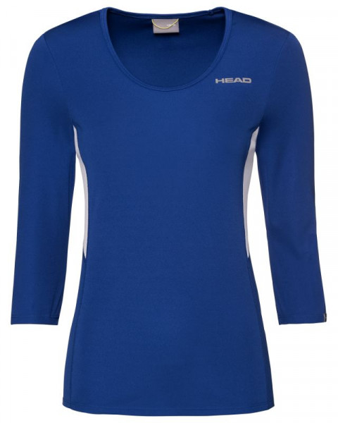 Női póló (hosszú ujjú) Head Club Tech 3/4 Shirt W - royal blue