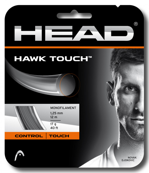 Tenisz húr Head HAWK Touch (12 m) - anthracite