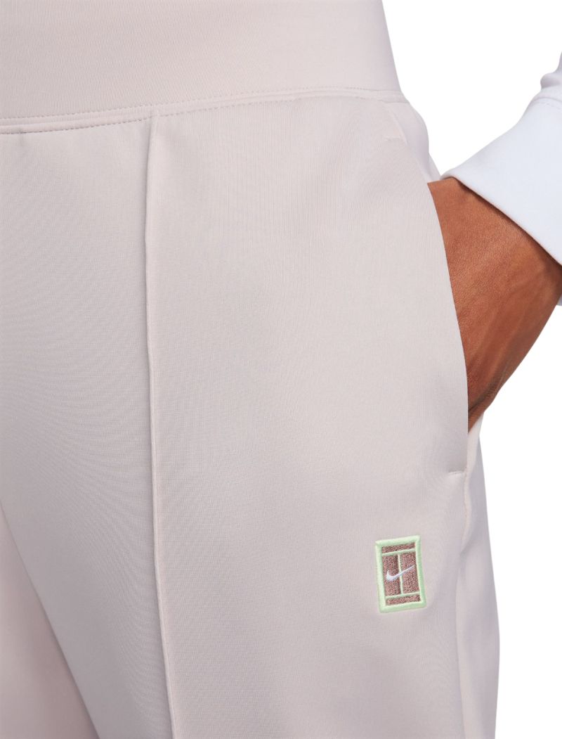 Women's trousers Nike Court Dri-Fit Heritage Knit Pant - platinum  violet/barely volt, Tennis Zone