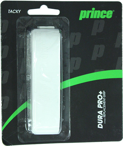Tennis Basisgriffbänder Prince Dura Pro+ white 1P