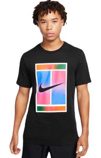 Herren Tennis-T-Shirt Nike Court Dri-Fit Tennis T-Shirt - black