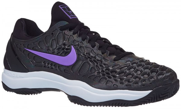  Nike Zoom Cage 3 Clay SLK - black/bright violet/multi-color