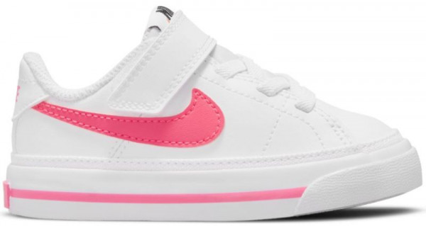 Tenisa kurpes bērniem Nike Court Legacy (TDV) Jr - white/hyper pink