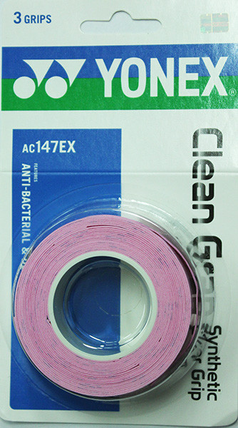  Yonex Clean Grap (3 vnt.) - pink/lavenda